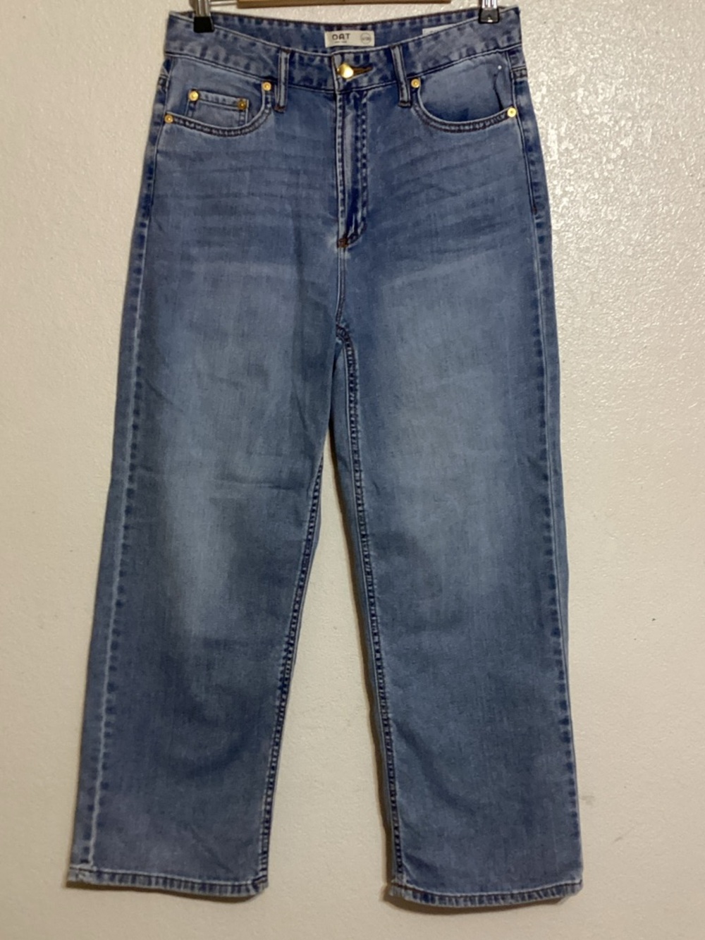 Oat New York Women's Straight-Leg Jeans in Blue